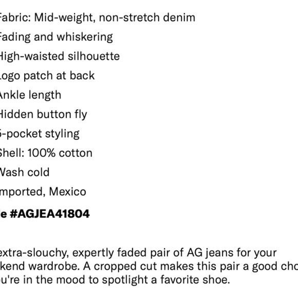 AG Knox Baggy Boyfriend Jeans in 13 Years Academy - Picture 7 of 7